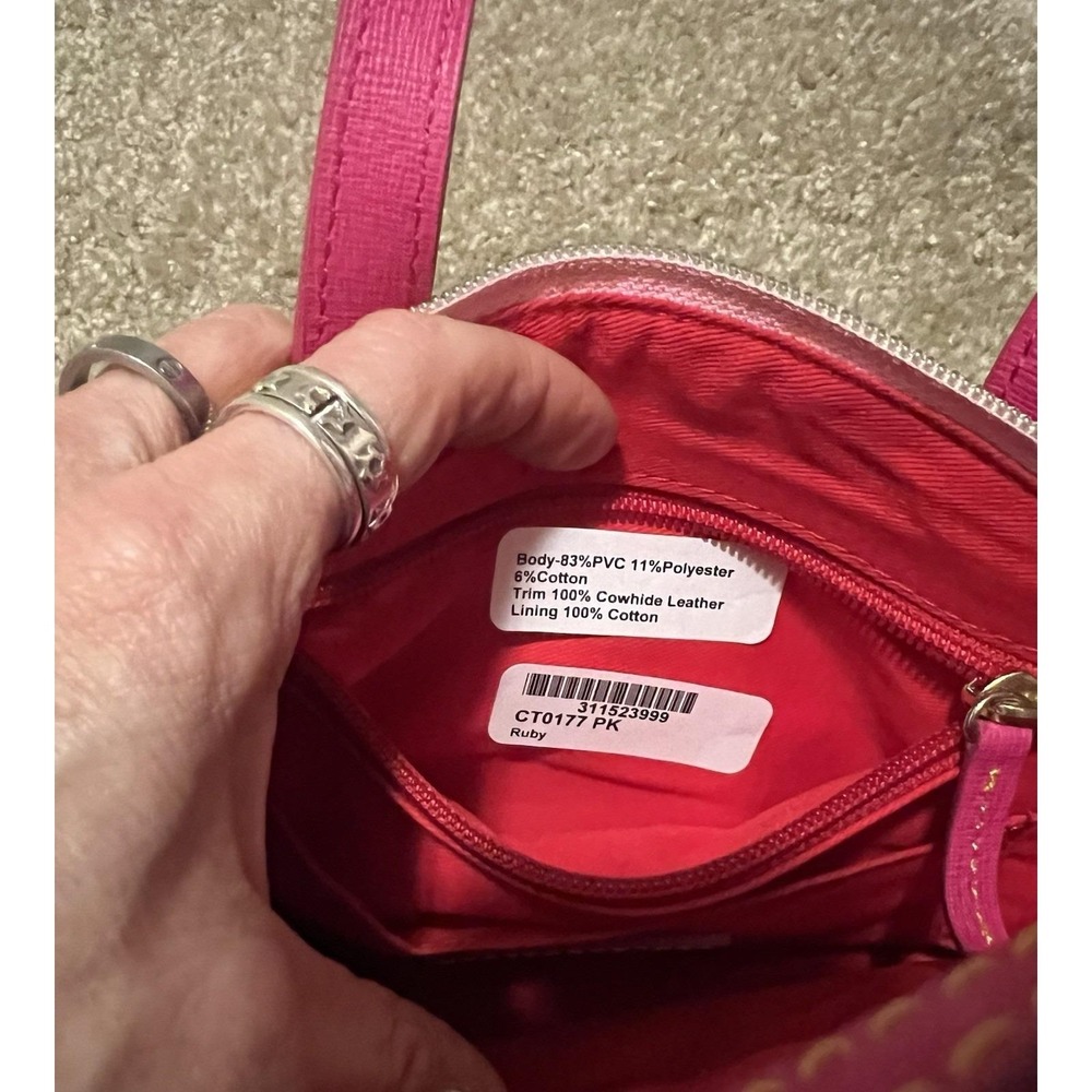 Dooney Bourke Ruby Bitsy Pink Cupcake Crossbody/S… - image 5